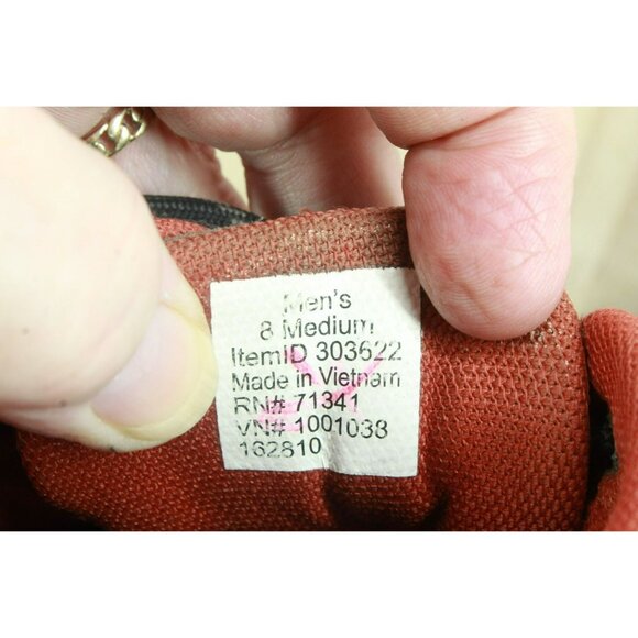 LL Bean Brown Mesh Vibram Sole Waterproof Trail Hiking Sneaker Shoes Size 8 M - Picture 8 of 9